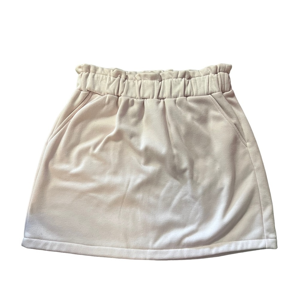 ✅Copper Key Sweatshirt Rouched Band Mini Skirt
